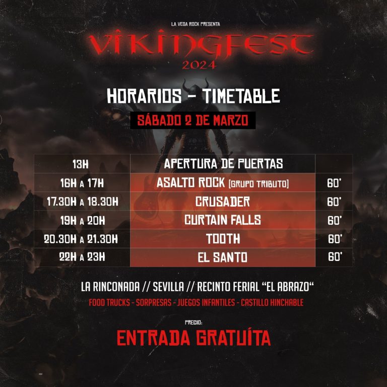 Viking Fest horarios