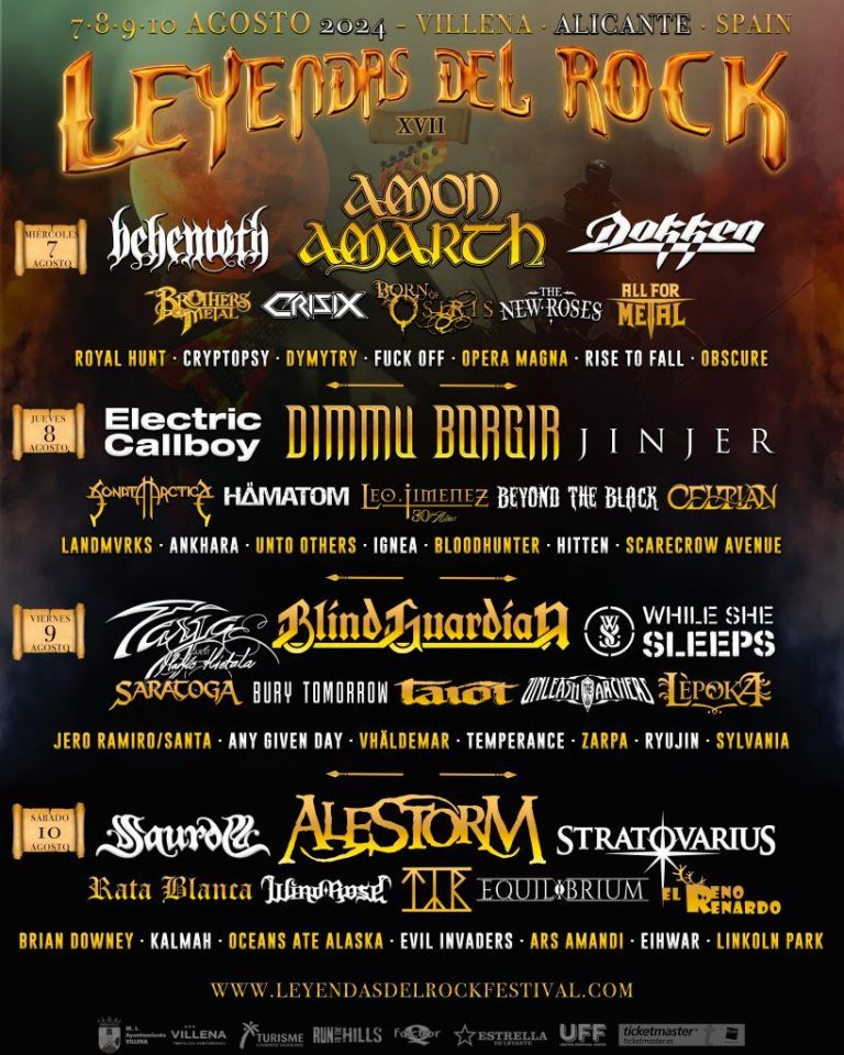Cartel de XVII Leyendas del Rock.
