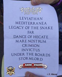 Setlist Stormlord en el Milagre 2024