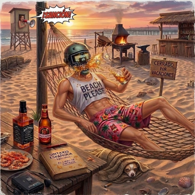 Sopletillo de vacaciones